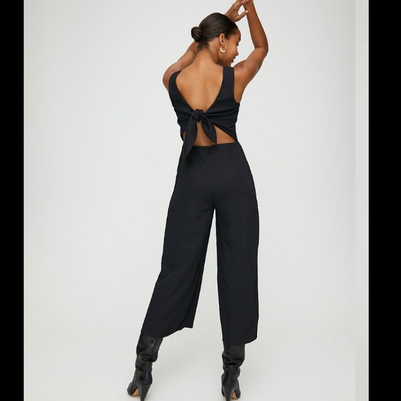Aritzia Pants - Wilfred Écoulement Jumpsuit Sz 8 in Black